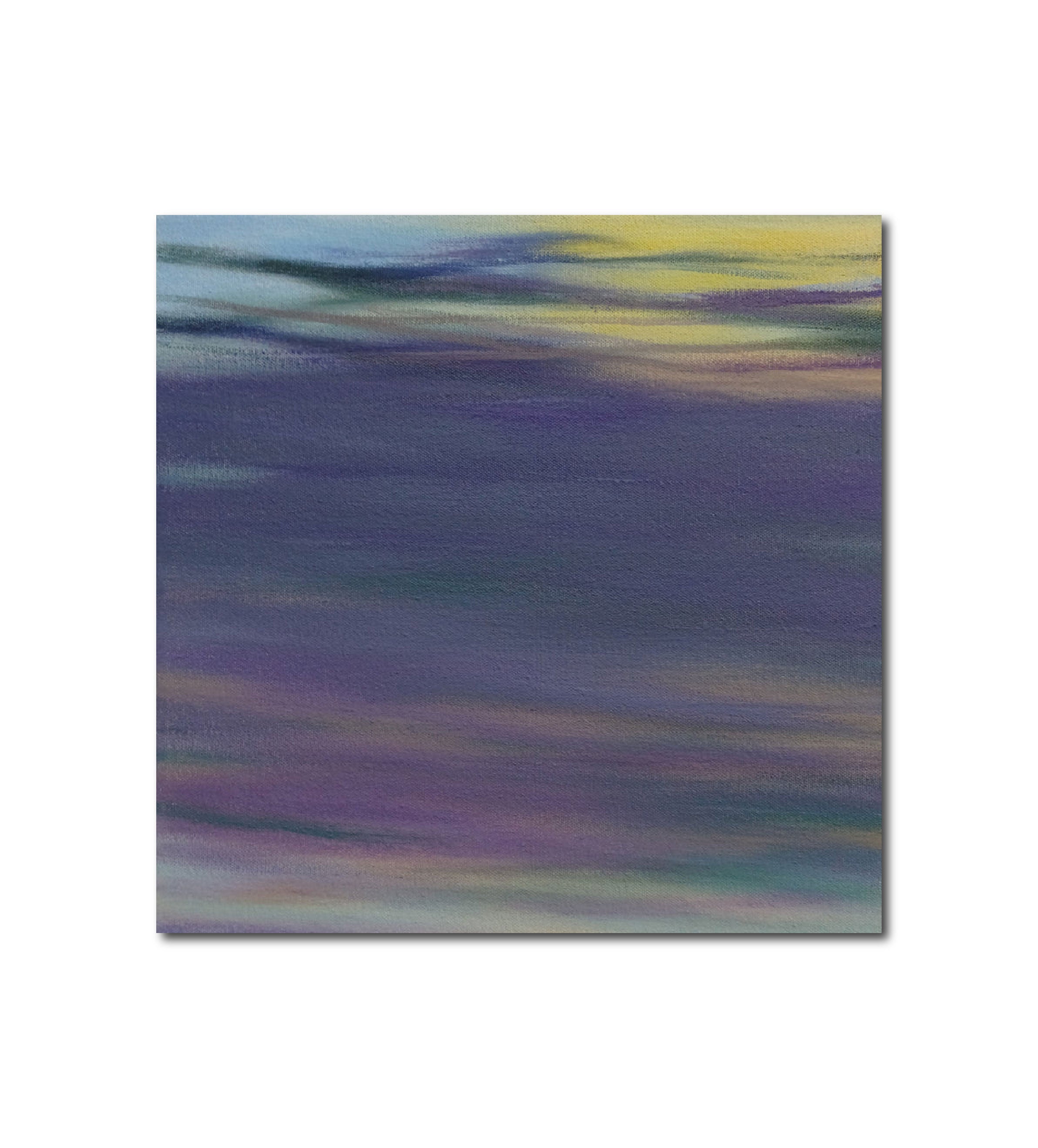 Abstract Oil 'WAVES' oil on canvas Robert Melzmuf