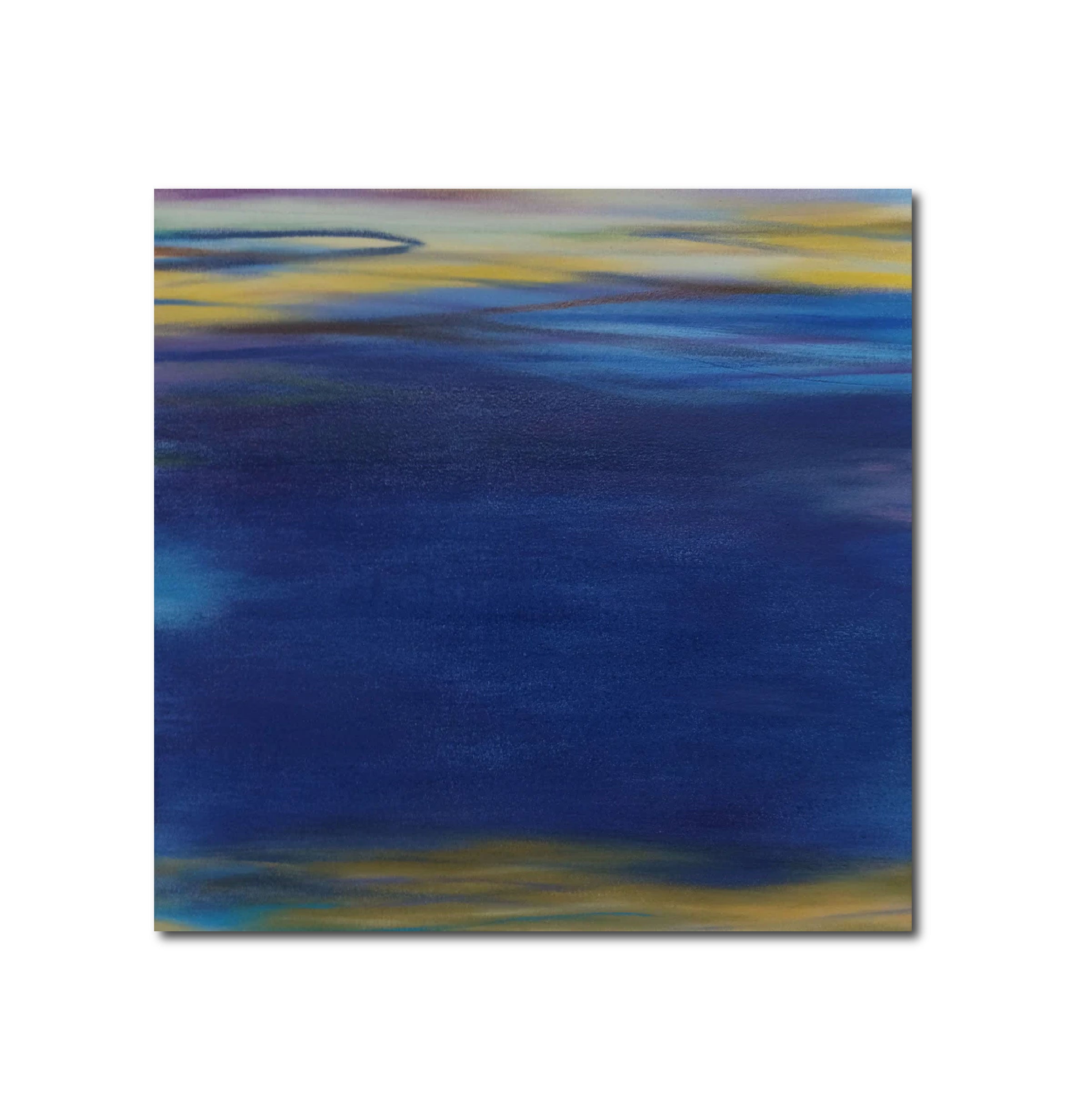 Abstract Oil 'WAVES' oil on canvas Robert Melzmuf