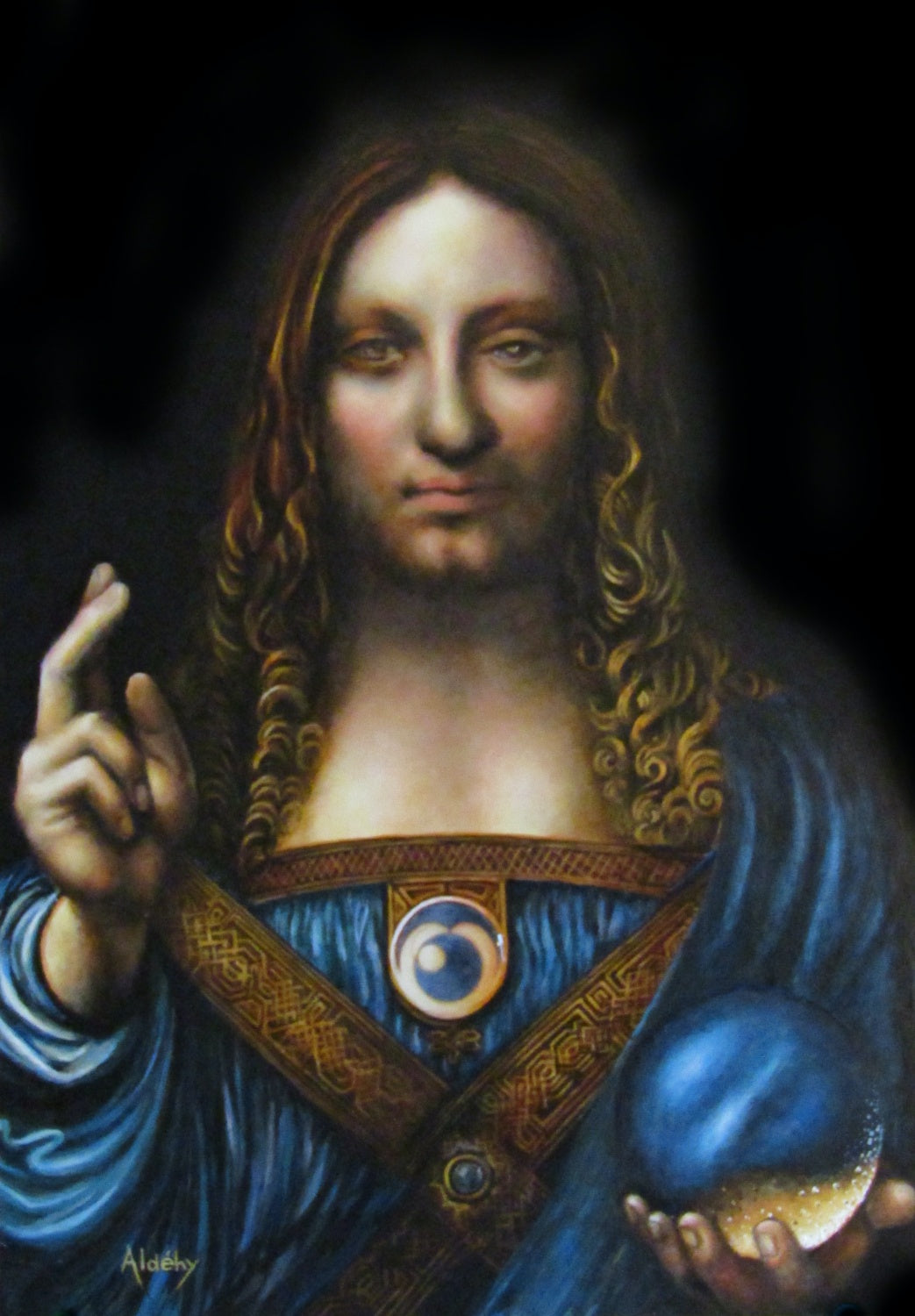 Acrylic 'LA GRANDE QUESTION' - Acrylic on Synthetic Board Aldéhy