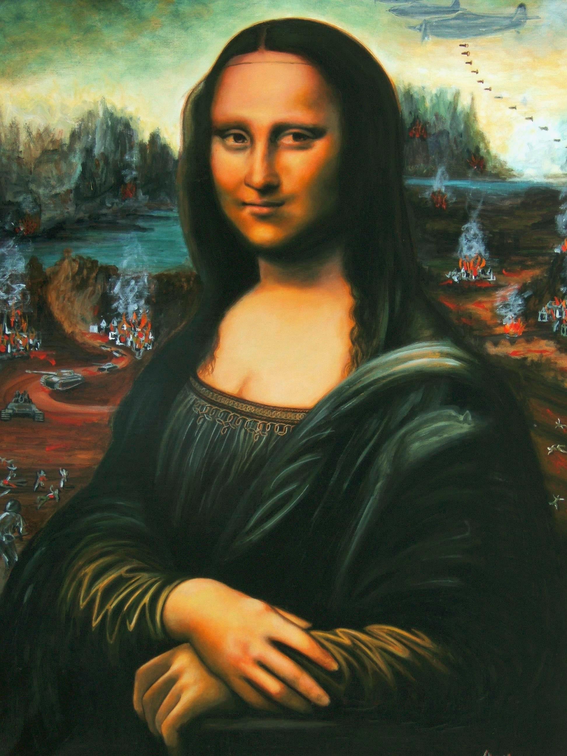 Acrylic 'TÉLESCOPAGE' - Acrylic painting on canvas Aldéhy